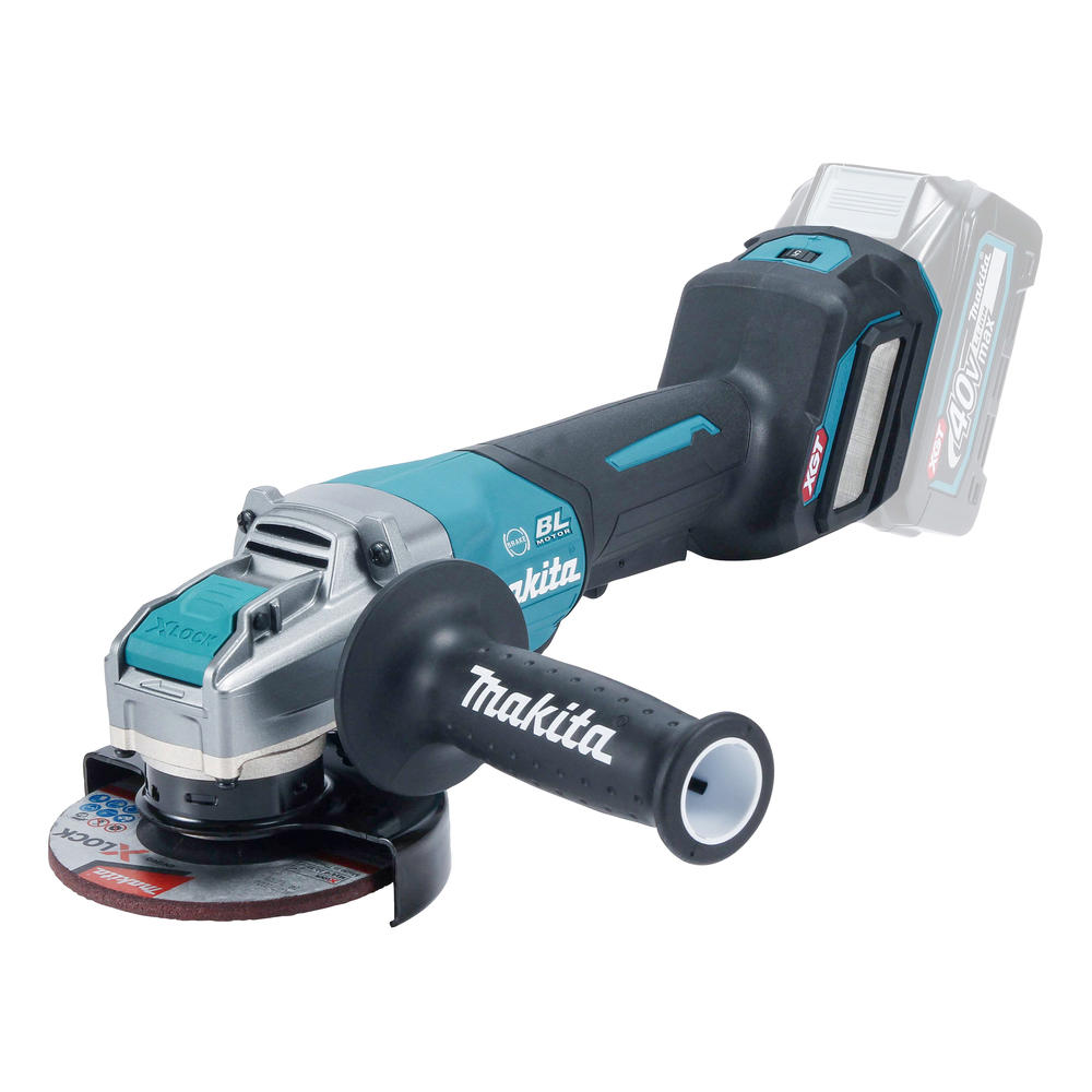 Makita GA043G 40v Max XGT Cordless Brushless X LOCK Angle Grinder 115mm No Batteries No Battery Charger Case