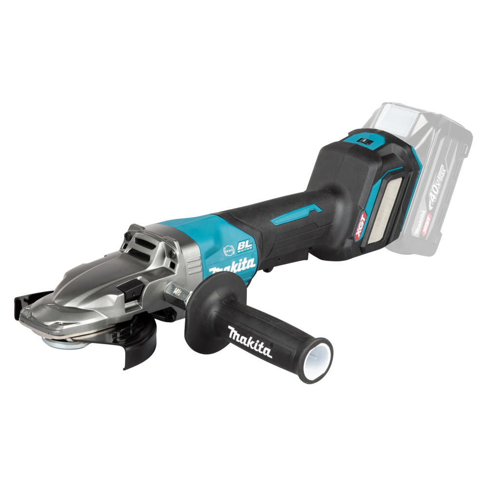 Makita GA056G 40v Max XGT Cordless Brushless Flat Head Paddle Switch Angle Grinder 125mm No Batteries No Charger Case