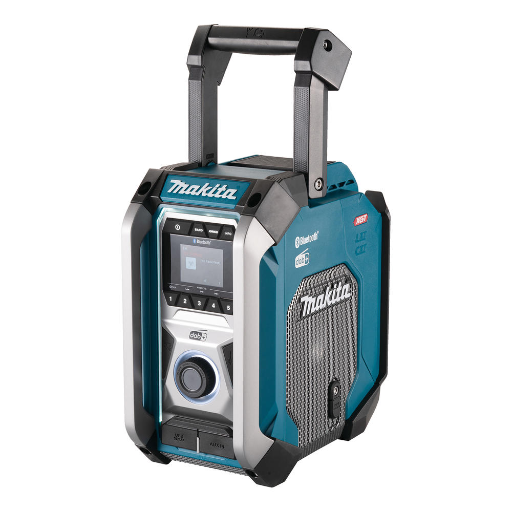 Makita MR007G DAB+ Bluetooth Job Site Radio Blue