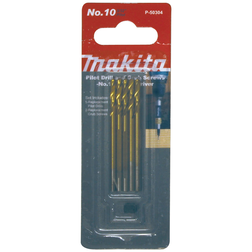 Makita Replacement 4 Way Pilot Drill Driver Pack Of 5 Size 10