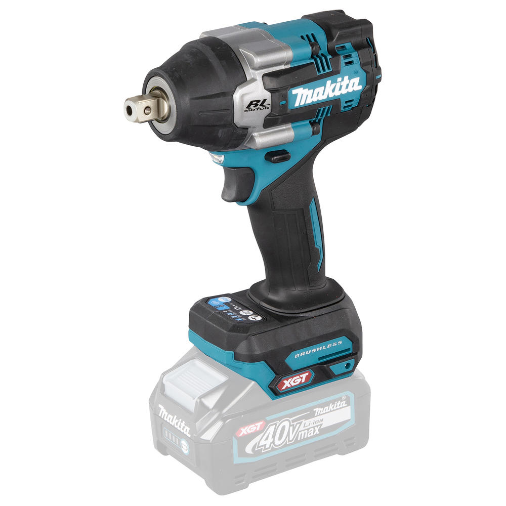 Makita TW008G 40v Max XGT Cordless Brushless 1/2" Drive Impact Wrench No Batteries No Battery Charger Case
