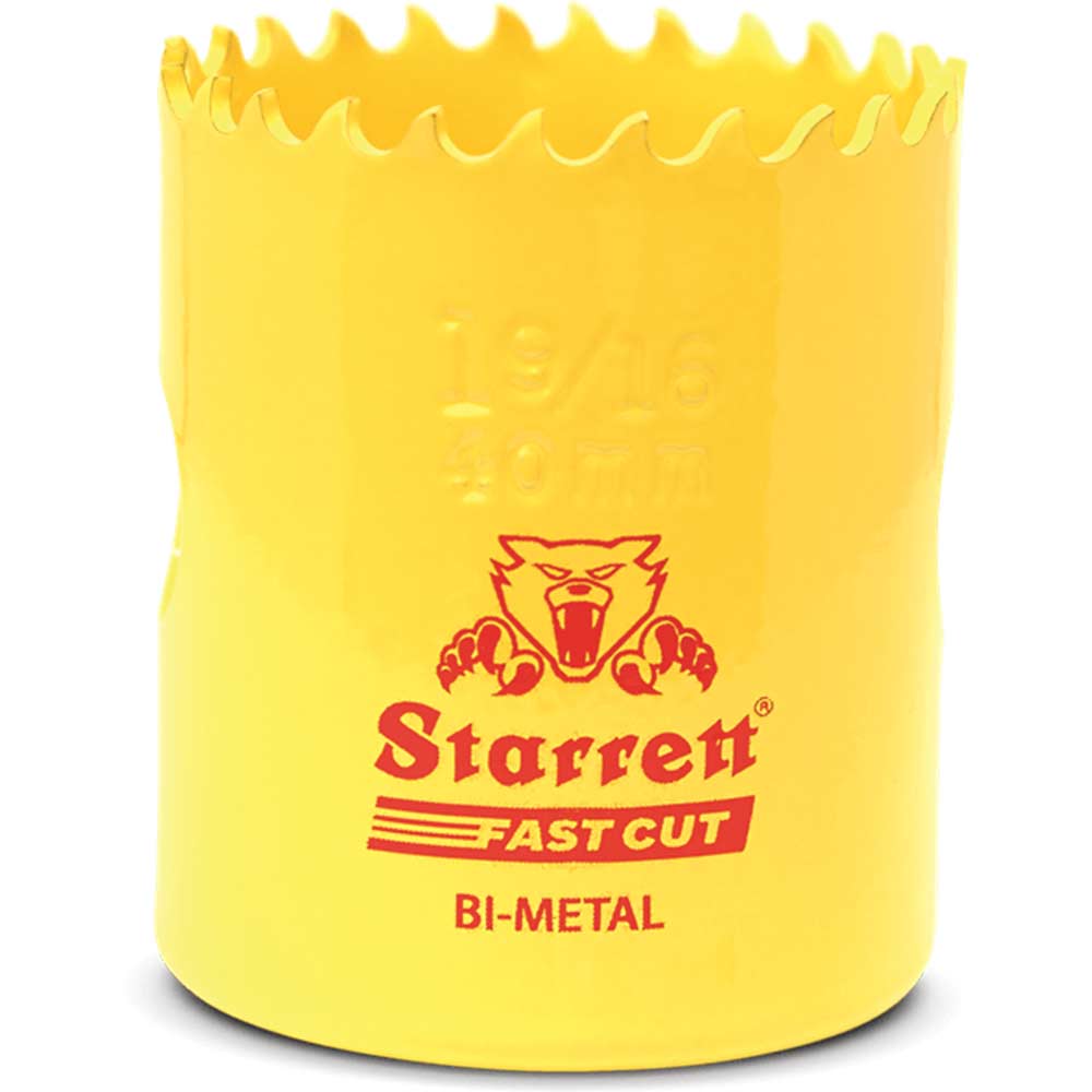 Starrett Fast Cut Bi Metal Hole Saw 40mm in UK Specification
