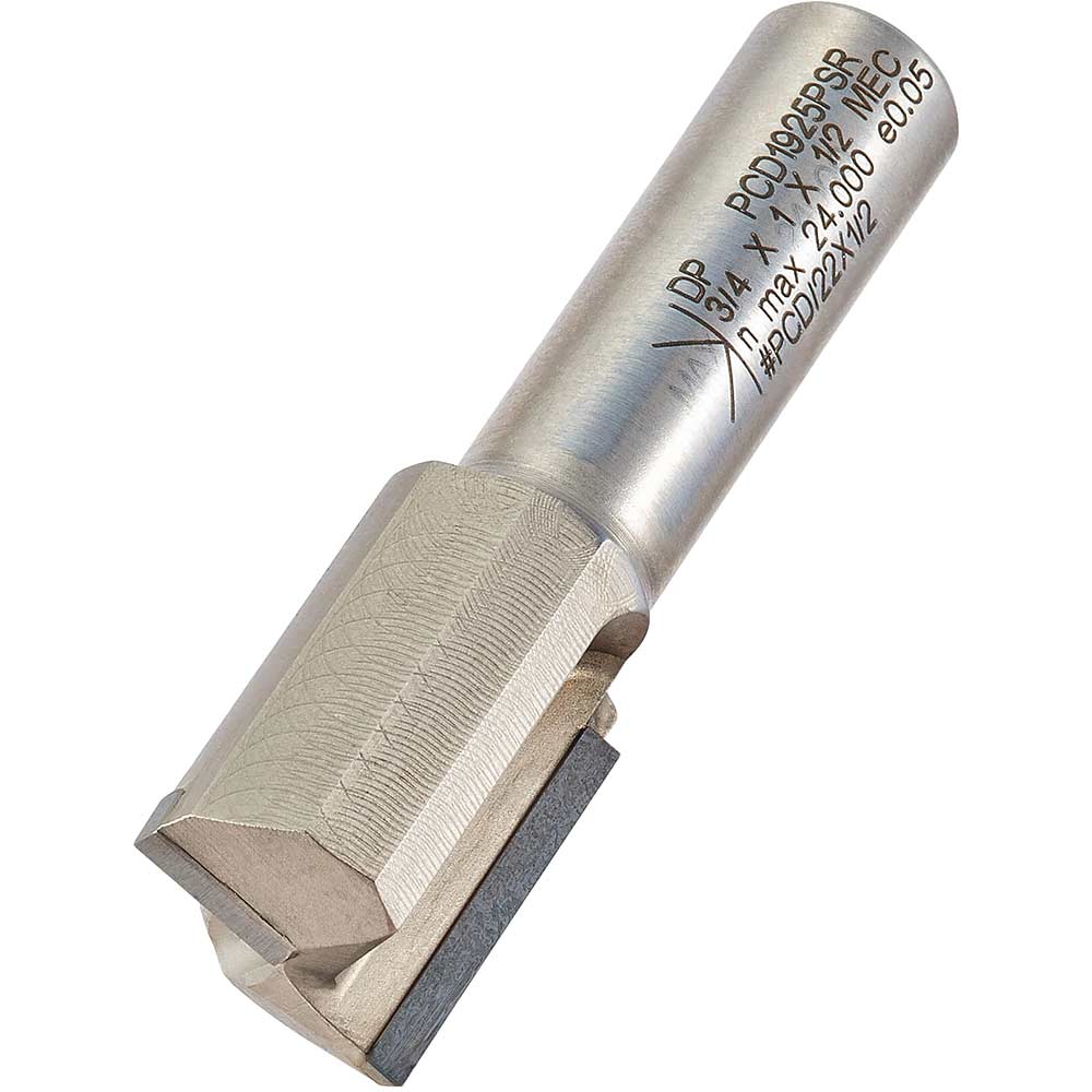 Trend PCD Serviceable MDF Router Cutter 19.1mm 25.4mm 1/2