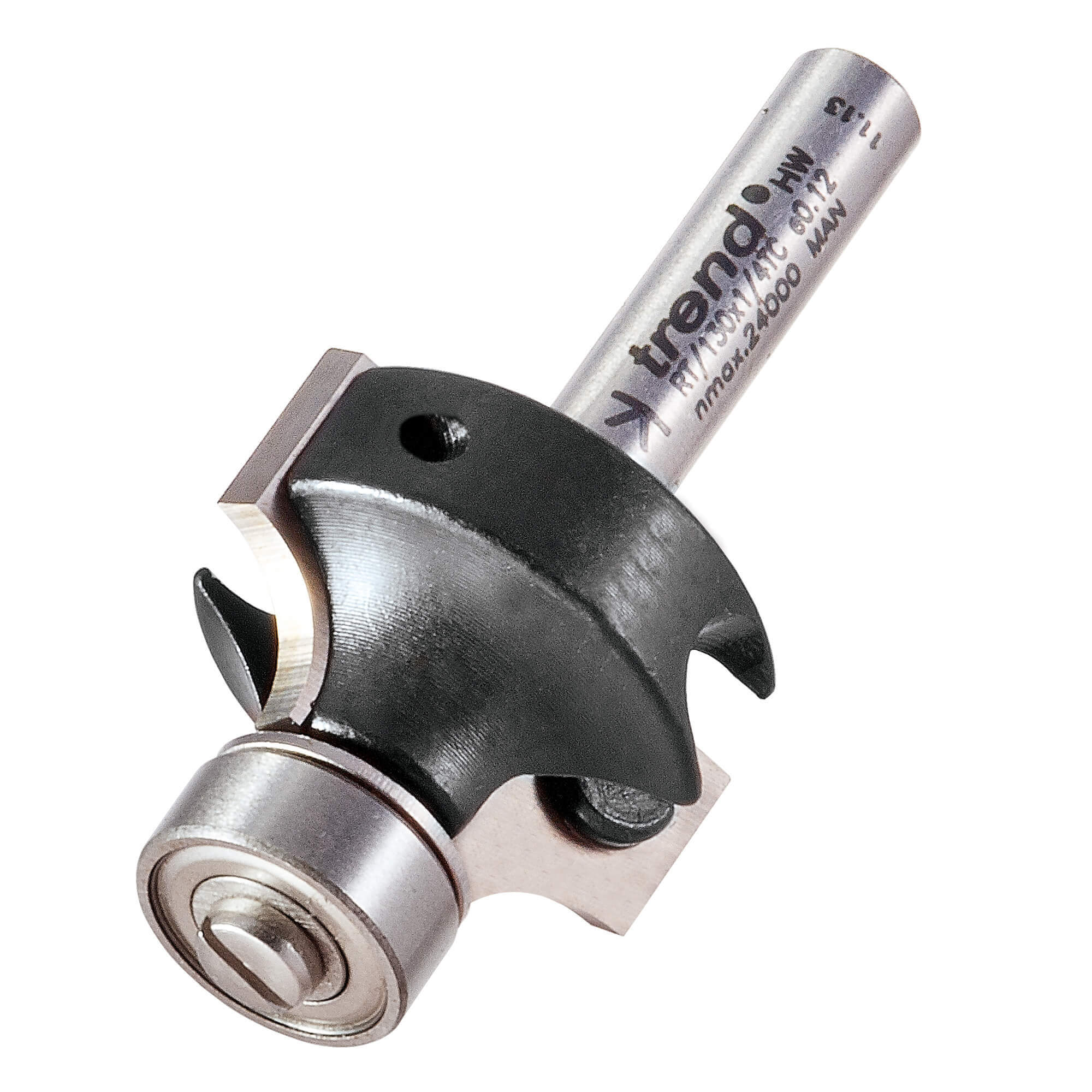 Image of Trend Rota-Tip Bearing Guided Round Over Router Cutter 26mm 15.7mm 1/4"