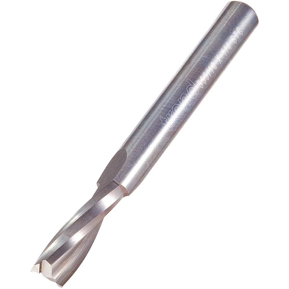 Image of Trend Aluminium Spiral Upcut Non Ferrous Metal Router Cutter 6.35MM 20mm 1/4"