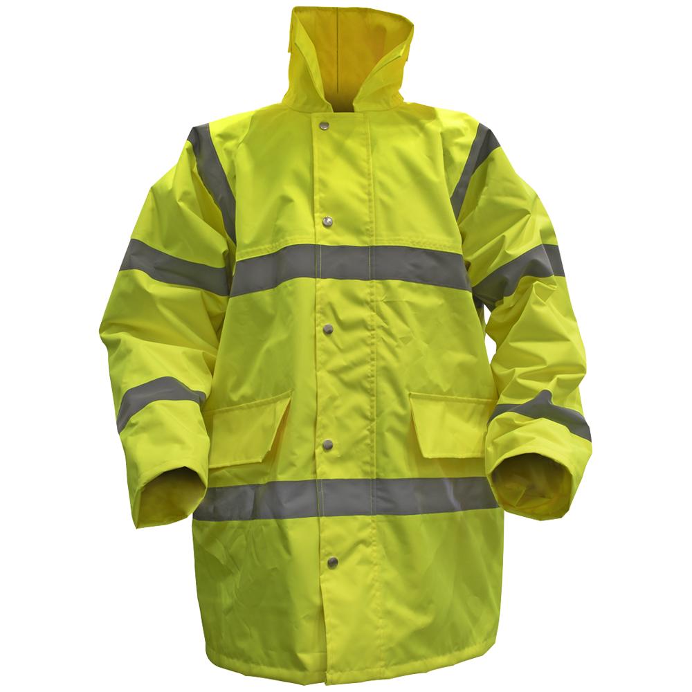 Quilted Lining Hi Vis Motorway Jacket
