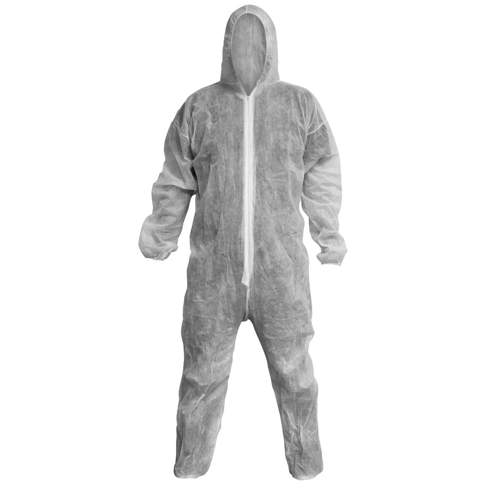 Sealey Disposable Overalls White L