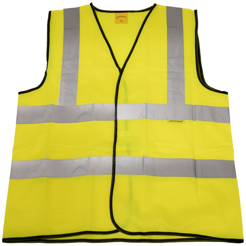 Sealey WorkSafe Hi Vis Waistcoat Yellow XL