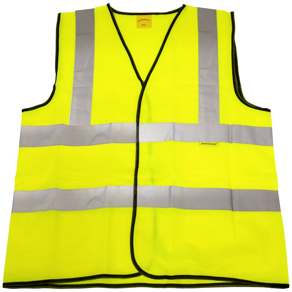 Sealey WorkSafe Hi Vis Waistcoat Yellow 2XL