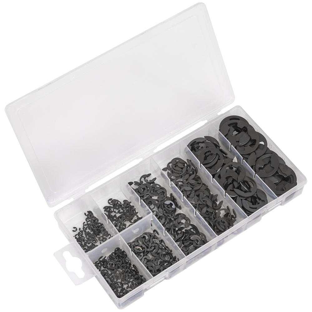 800 Piece E Clip Retainer Assortment