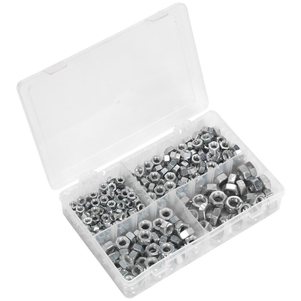 320 Piece Steel Nut Assortment Imperial UNF