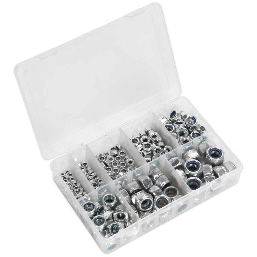 255 Piece Nylon Lock Nut Assortment Metric
