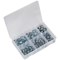 Sealey 140 Piece Zinc Plated O Clip Double Ear Assortment Sealey 140 Piece Zinc Plated O Clip Double Ear Assortment