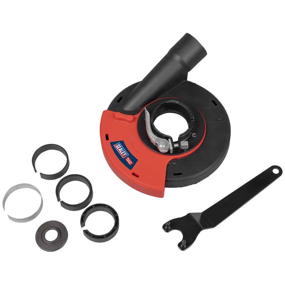 Adjustable Grinding and Sanding Dust Shroud for 115mm and 125mm Angle Grinders