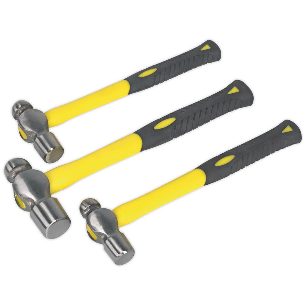 AK2031 3 Piece Ball Pein Hammer Set