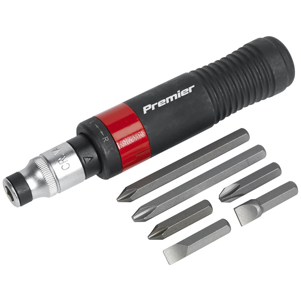 Sealey 8 Piece Manual Impact Driver and Bit Set