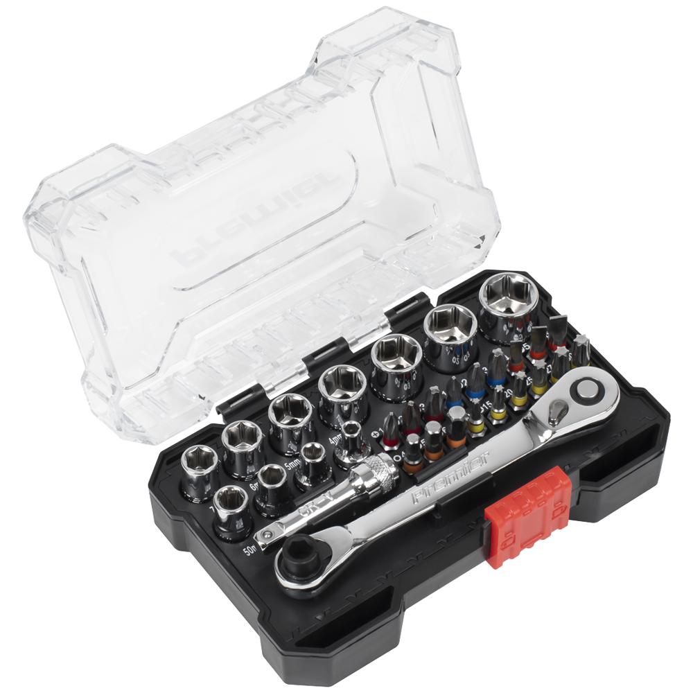 Sealey 31 Piece 1/4" Drive Socket and Bit Set 1/4