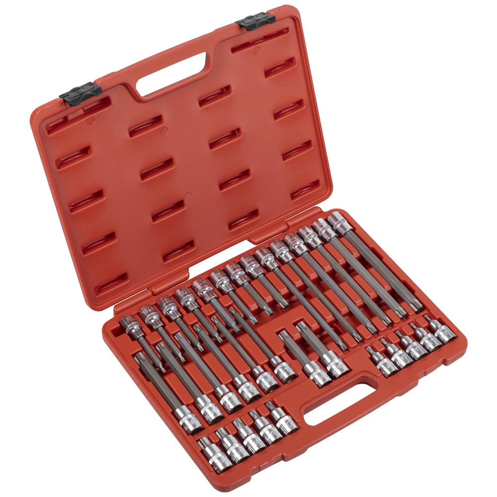 Sealey 32 Piece 1/2" Drive Torx Socket Bit Set 1/2