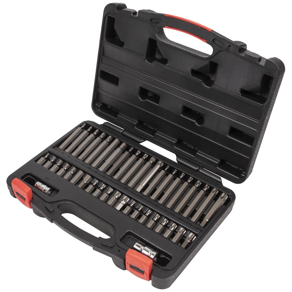Sealey 42 Piece Torx, Hex and Spline Socket Bit Set Combination