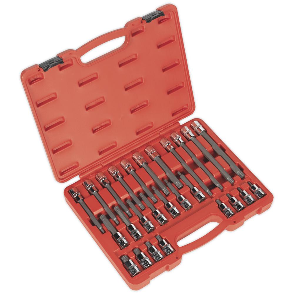 26 Piece 1/2" Drive Spline Socket Bit Set