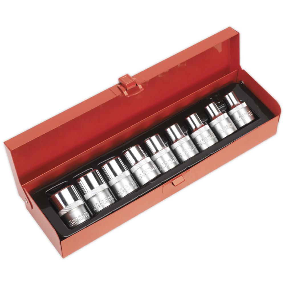 9 Piece 1/2" Drive Torx Socket Set