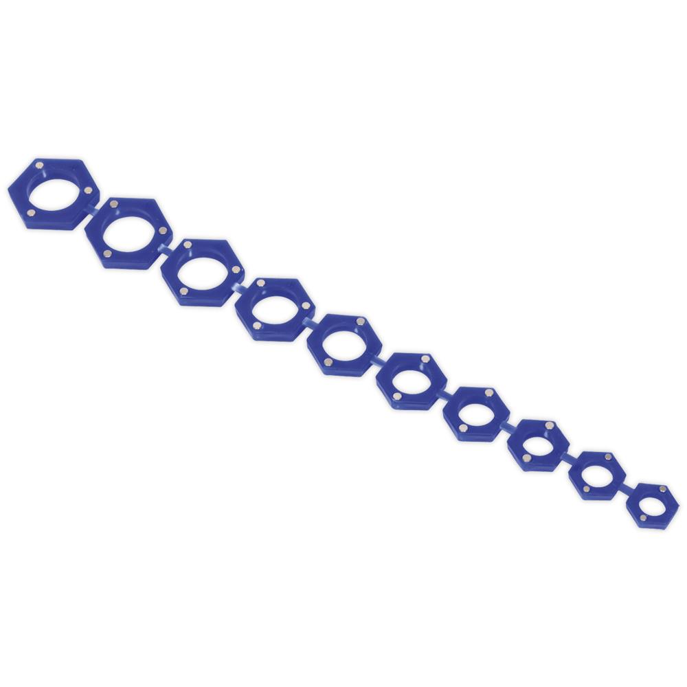 Sealey 10 Piece Magnetic Fastener Retainer Socket Insert Set