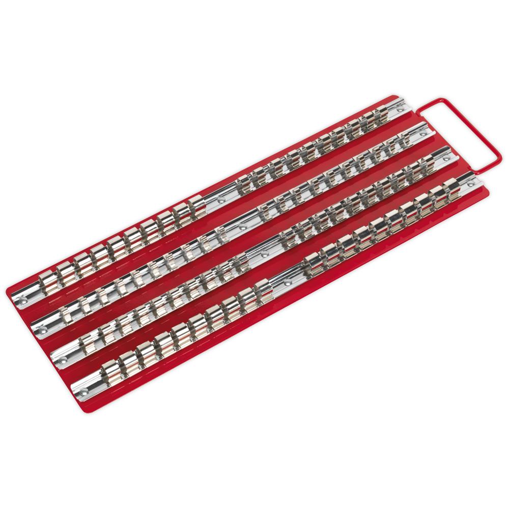 Sealey Socket Rail Tray 1/4", 3/8" and 1/2" Drive Combination