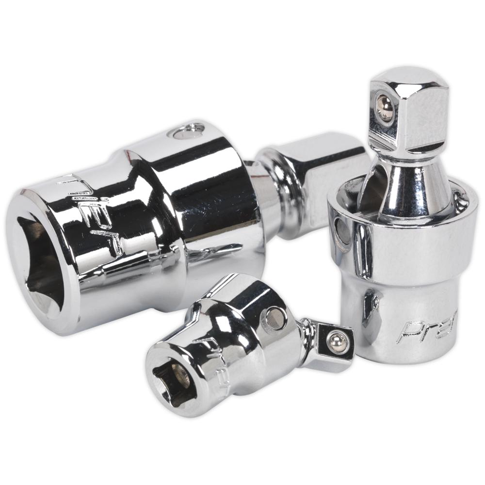 Sealey 3 Piece Universal Joint Set