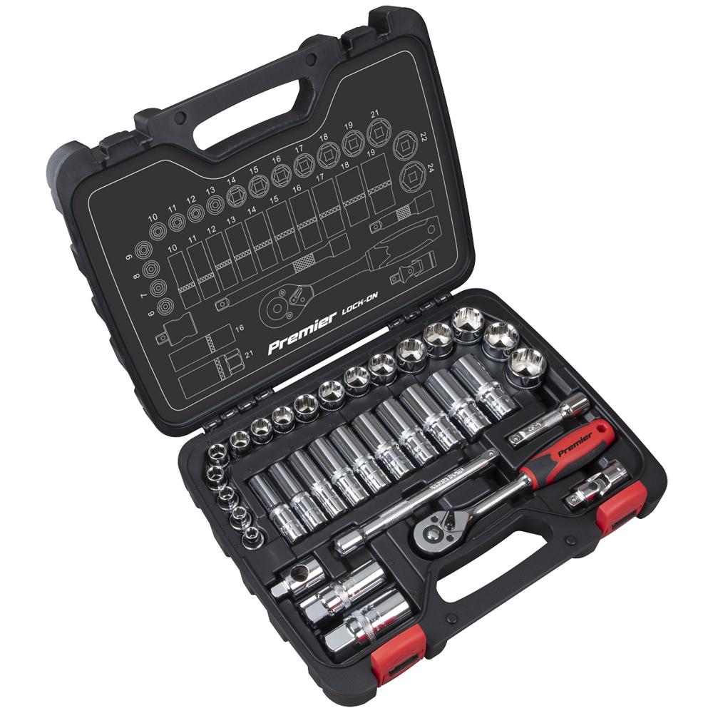 34 Piece 3/8" Drive Socket Set