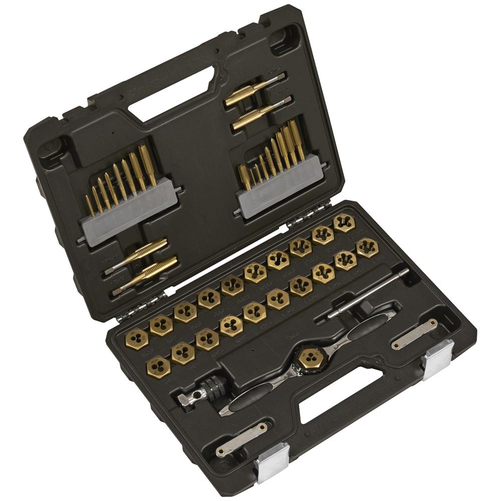 Premier 46 Piece Titanium Coated Tap & Die Set Metric & Imperial
