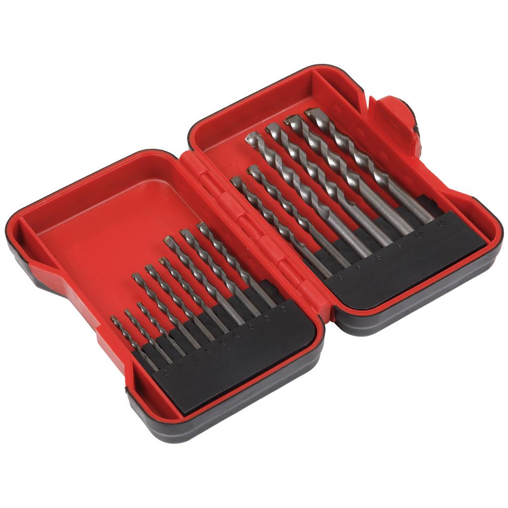 15 Piece Masonry Drill Bit Set