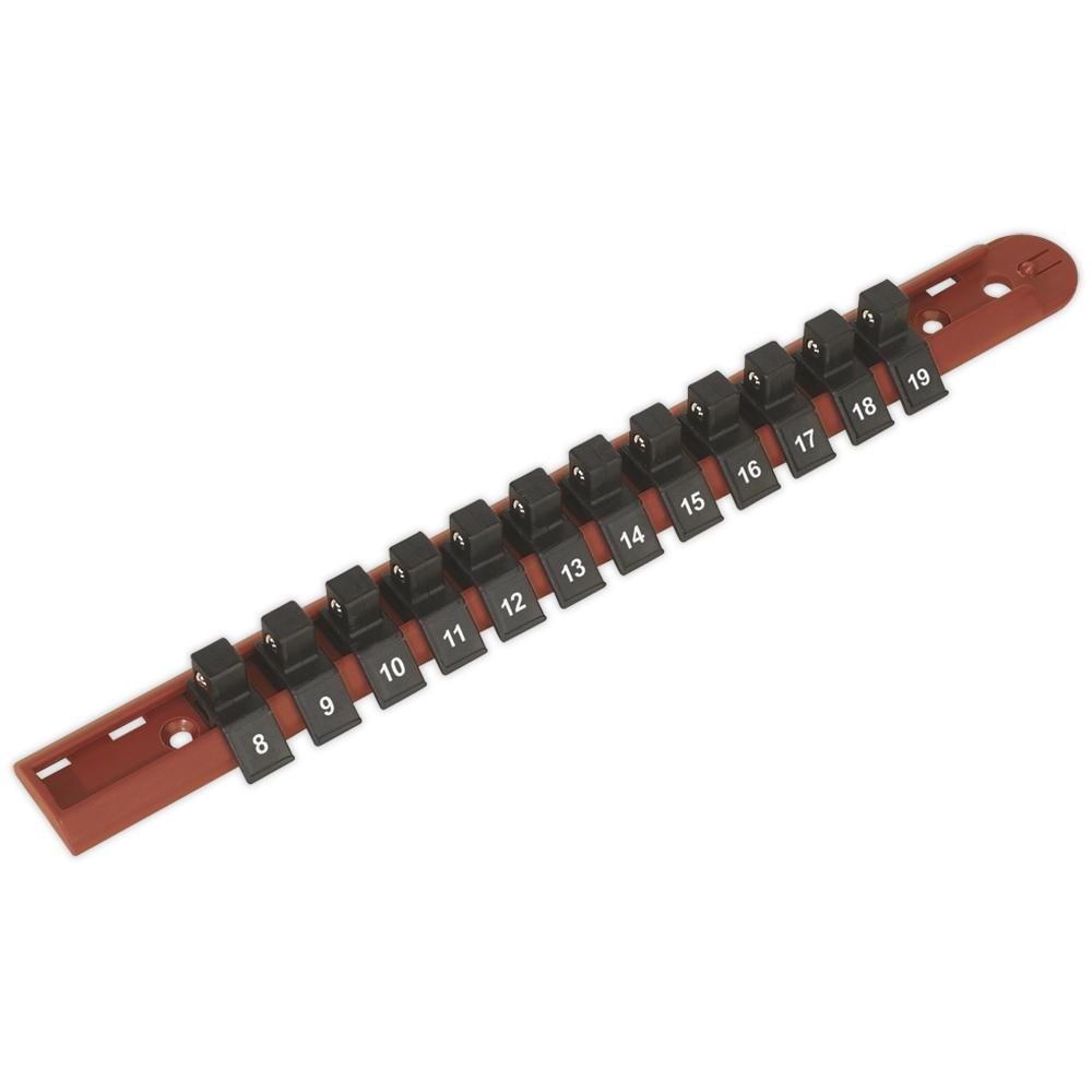 3/8" Drive Socket Retaining Rail 12 Clips