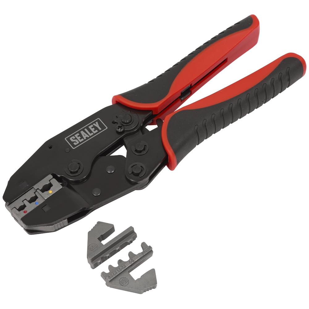 AK3857 Interchangeable Jaw Ratchet Crimping Tool