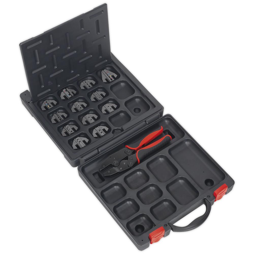 AK3858 Ratchet Crimping Tool and Jaws Set