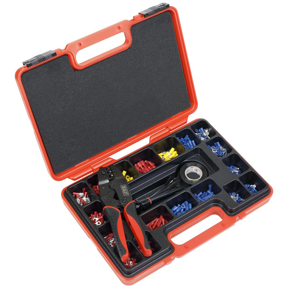 AK386 Ratchet Crimping Tool Kit
