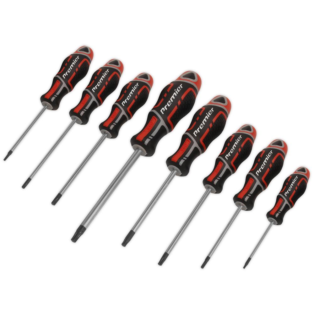 Sealey Gripmax 8 Piece Security Torx Screwdriver Set