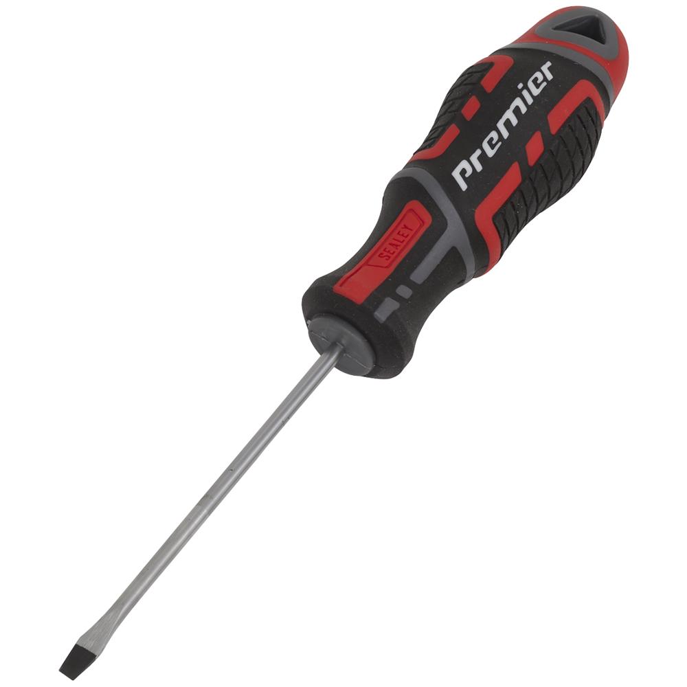 Sealey Gripmax Slotted Screwdriver 3mm 75mm