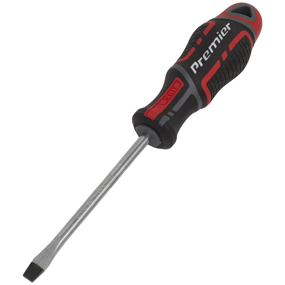 Sealey Gripmax Slotted Screwdriver 6mm 100mm