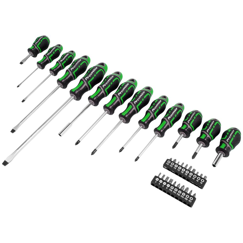 Gripmax 33 Piece Hi Vis Screwdriver and Bit Set