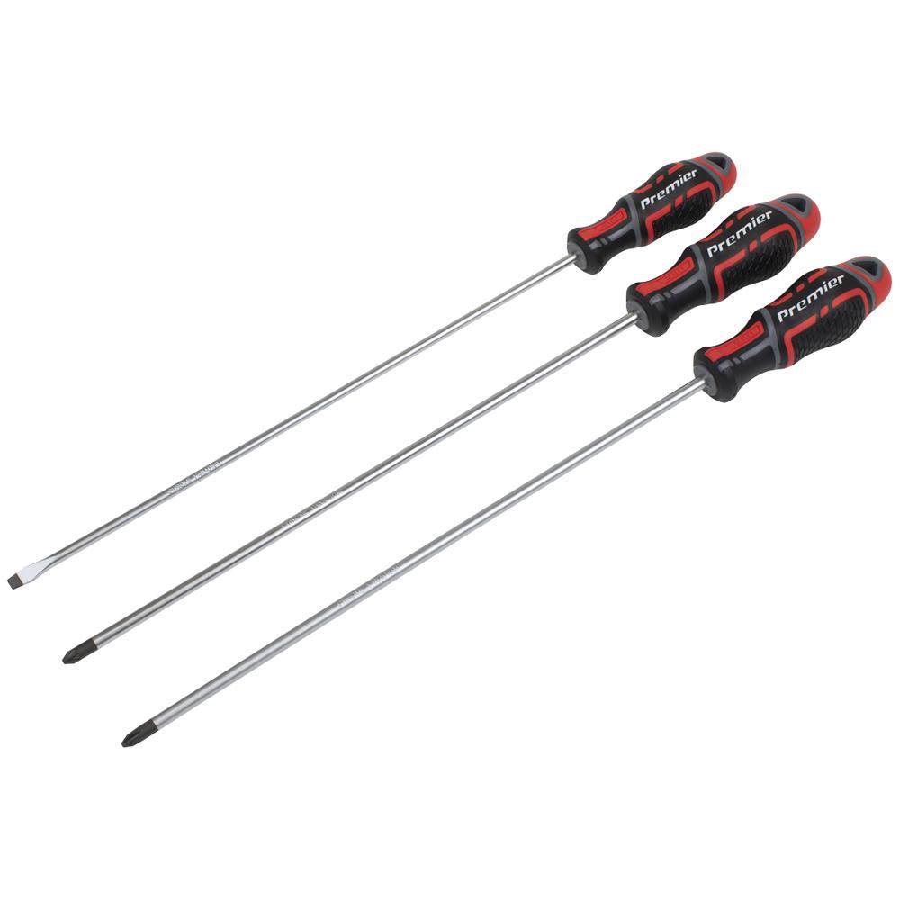 GripMAX 3 Piece Long Screwdriver Set