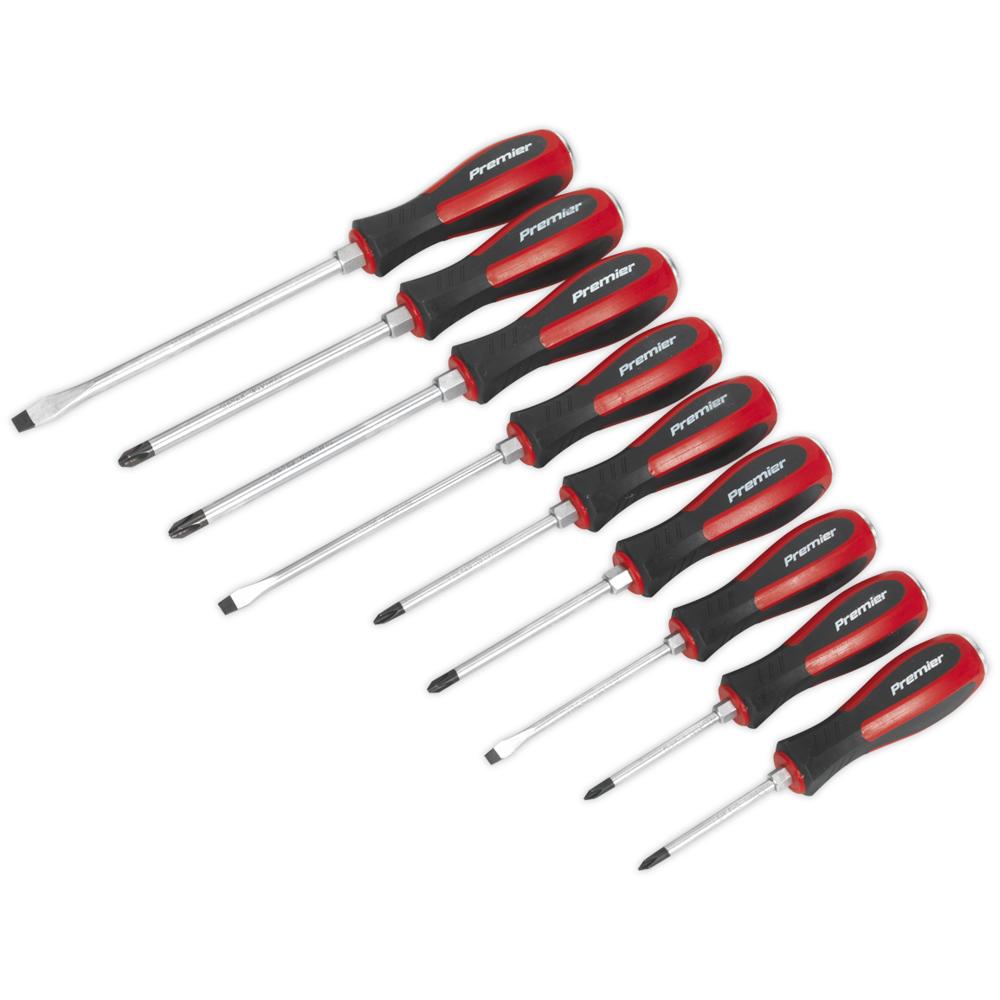 Sealey 9 Piece Hammer Through Screwdriver Set
