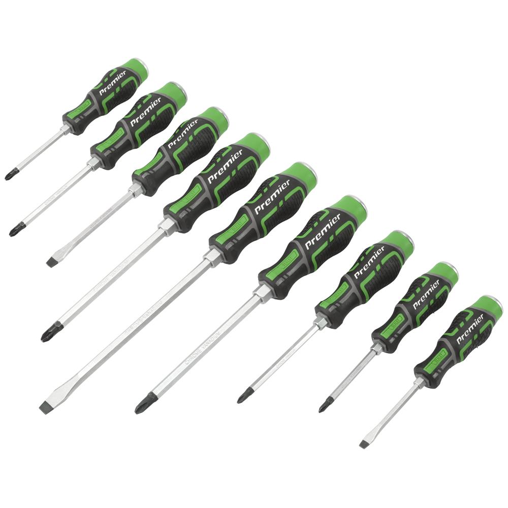 Sealey 9 Piece Hammer Thru Screwdriver Set