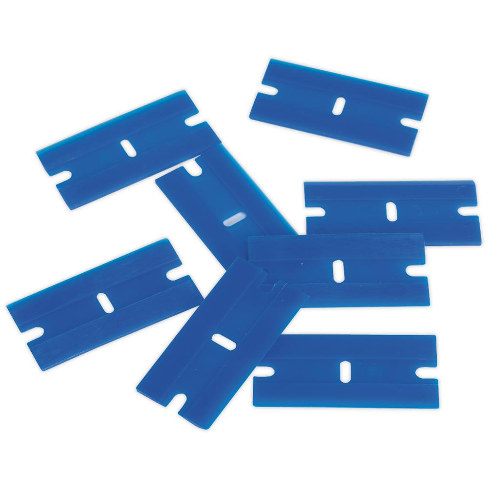 Sealey Composite Plastic Razor Scraper Blades Pack of 100