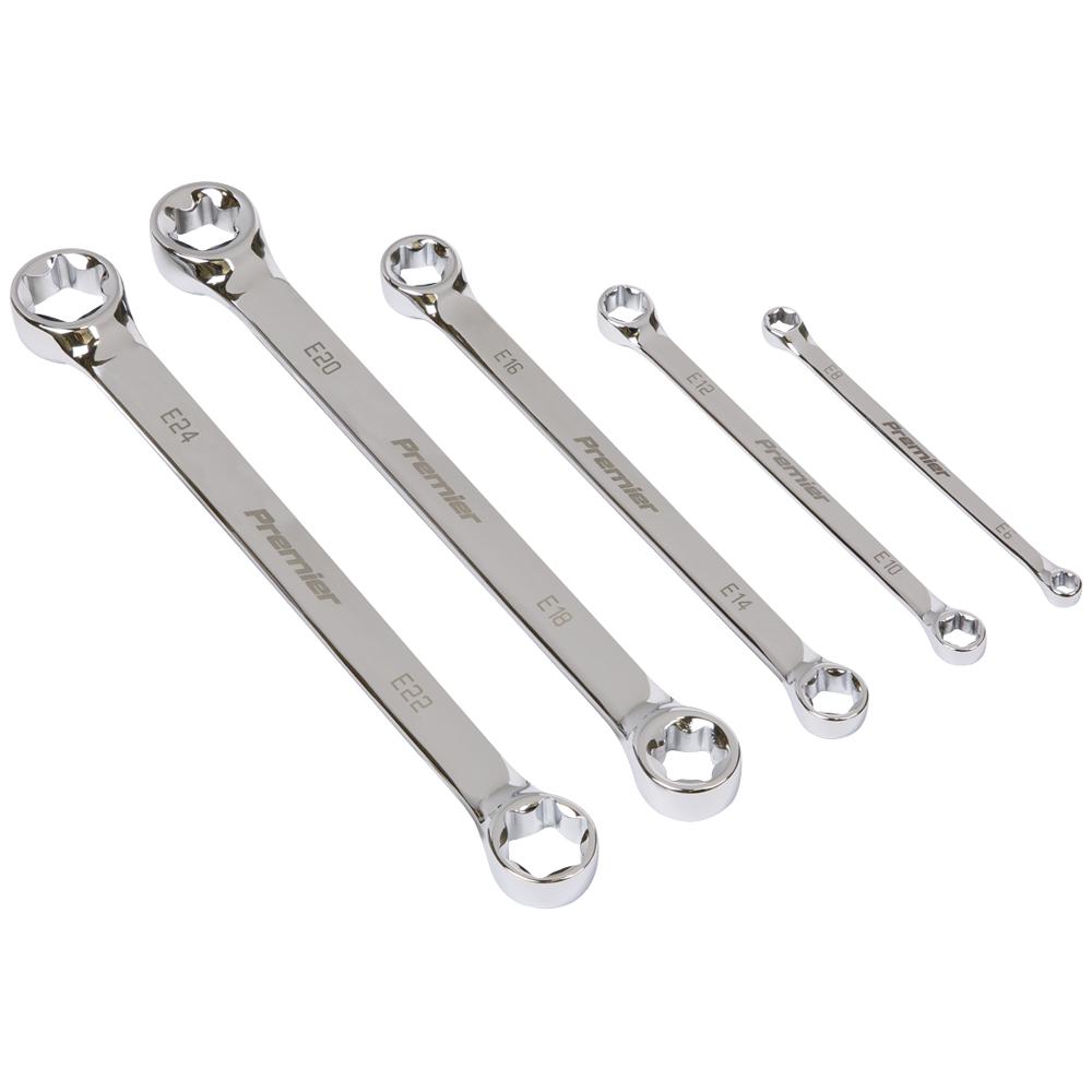 Sealey 5 Piece Torx Double End Spanner Set