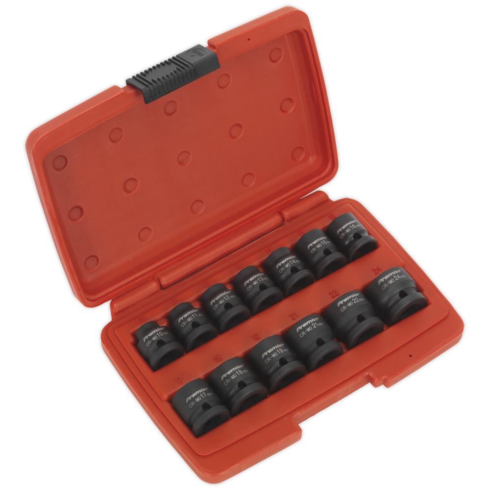 Sealey AK5613LP 13 Piece 1/2" Drive Impact Socket Set 1/2