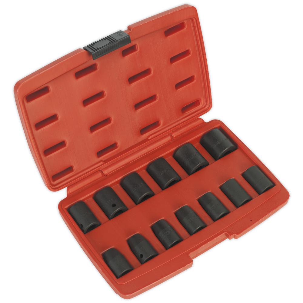 AK5613M 13 Piece 1/2" Drive Hexagon WallDrive Impact Socket Set Metric