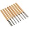 Sealey AK60/8 8 Piece Wood Turning Tool Set 