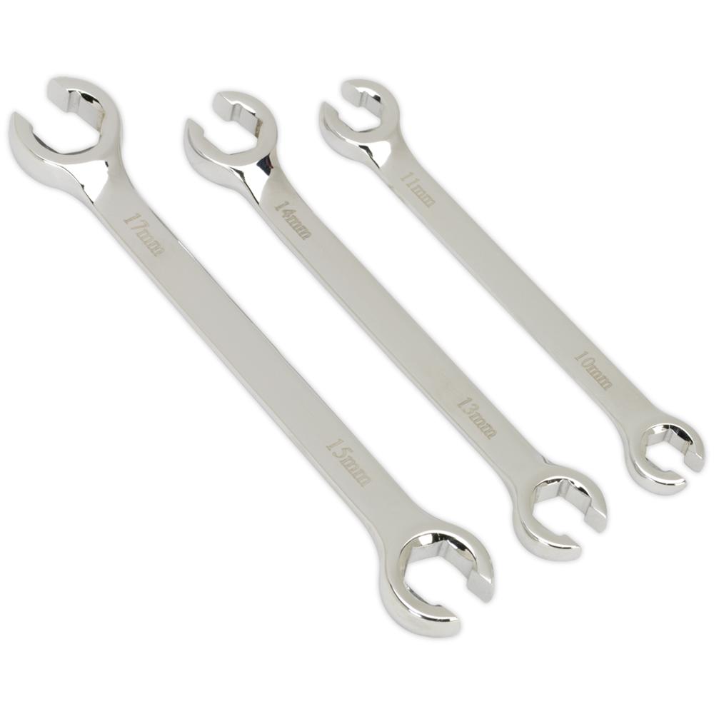 Sealey AK600 3 Piece Flare Nut Wrench Set