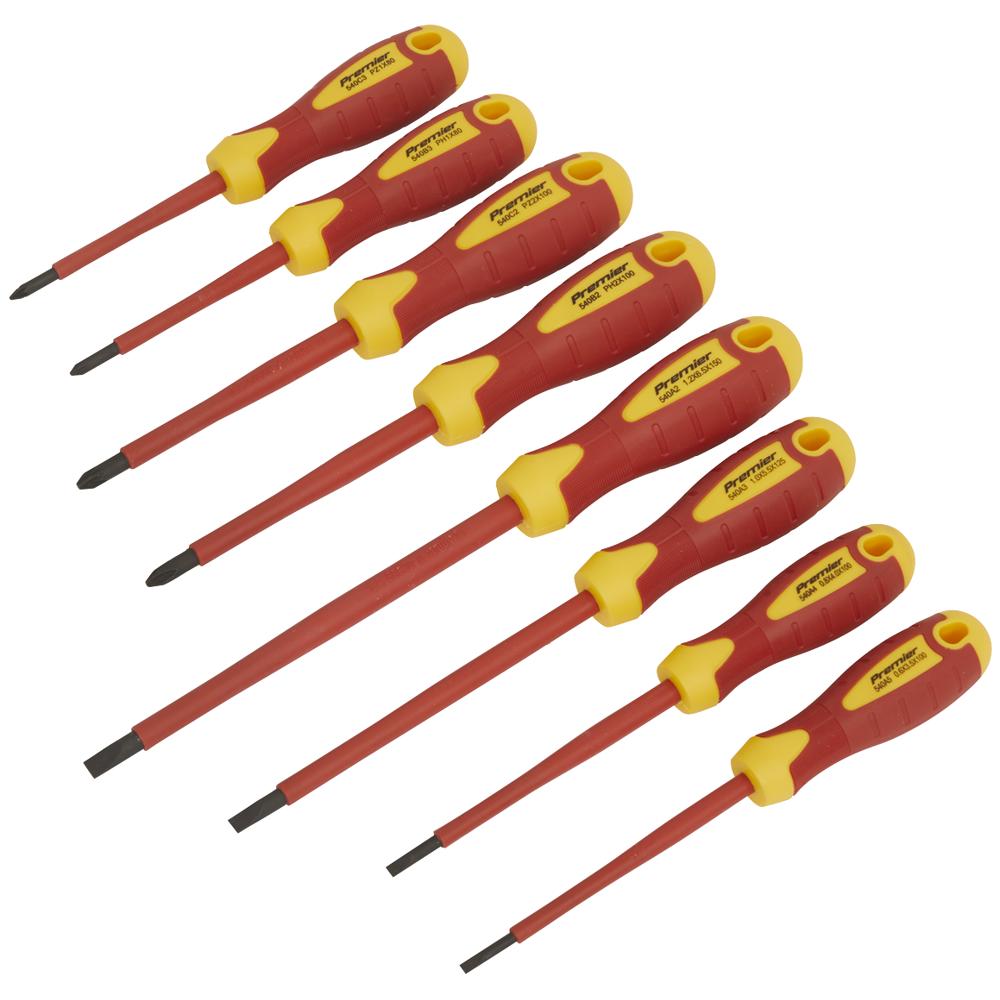 8 Piece Magnetic VDE Insulated Screwdriver Set