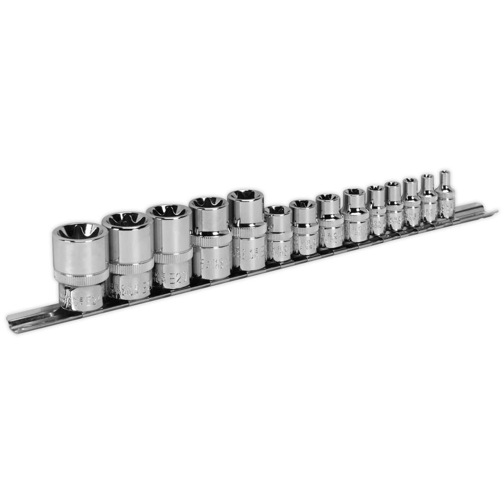 14 Piece Combination Drive Torx Socket Set